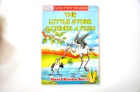 The Little Stork Catches a Fish
